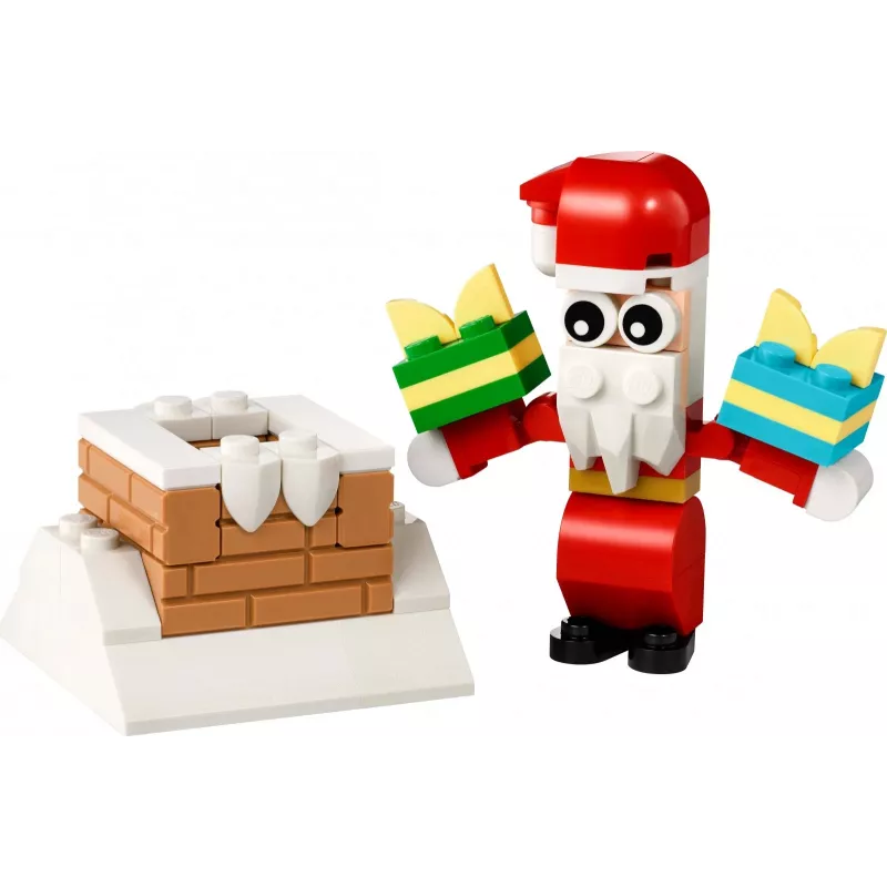 Konstruktorius LEGO Kalėdų Senelio kaminas 30692 – mini sezoninis rinkinys maišelyje