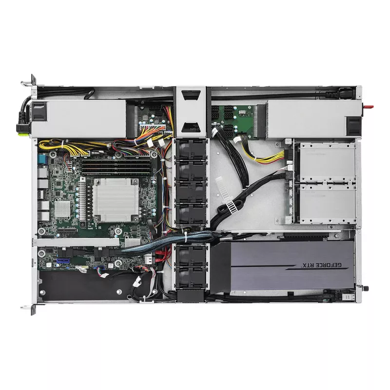 ASRock 1U1G-W680/2L2T 1U stelažinis serverio korpusas (pilka)