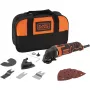 Black & Decker MT300SA2 universalus įrankis su priedų rinkiniu, pjovimas, šlifavimas, poliravimas, rūdžių/korozijos šalinimas, grandymas, 10000 OPM, 101 dB, 90 dB, AC