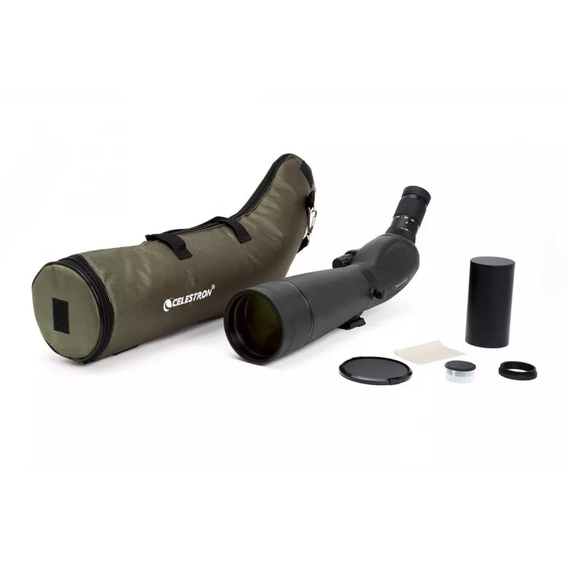 Celestron TrailSeeker 80-45 laipsnių stebėjimo vamzdis 60x BaK-4 juodas