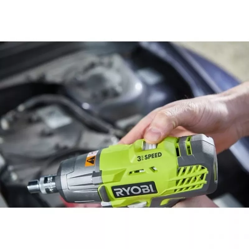 Ryobi R18IW3 smūginis suktuvas 1/2 inch One+ 18V 2,0Ah juoda, žalia