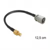 Koaksialinis kabelis DeLOCK 88473 0,125 m FME SMB auksinis juodas