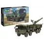 Plastikinis modelio rinkinys REVELL Man 10T Milgl 8x8 sunkvežimis 1/35 mastelis