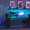 LED girlianda Twinkly TWD200STP-TEU įvairiaspalvė vidaus juostelė, 5 cm tarpai, IP20, skaidrus kabelis