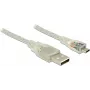 USB kabelis DeLOCK 5m USB 2.0 A / USB 2.0 Micro-B