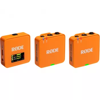 RØDE Wireless GO III Orange - belaidė mikrofono sistema (oranžinė)
