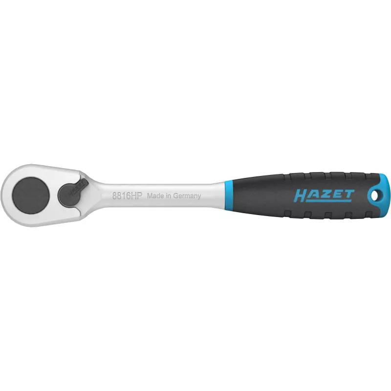 Reversinis reketinis raktas Hazet 8816HP 3/8 colio smulkus dantis, kompaktiškas dizainas