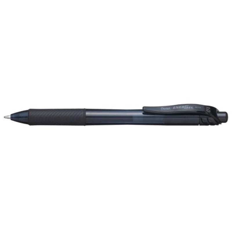 Rašiklis užsegamas ištraukiamas Pentel Energel X 1.0 juodas