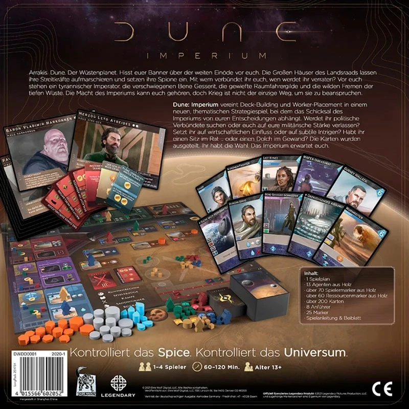 Dune: Imperium, stalo žaidimas
