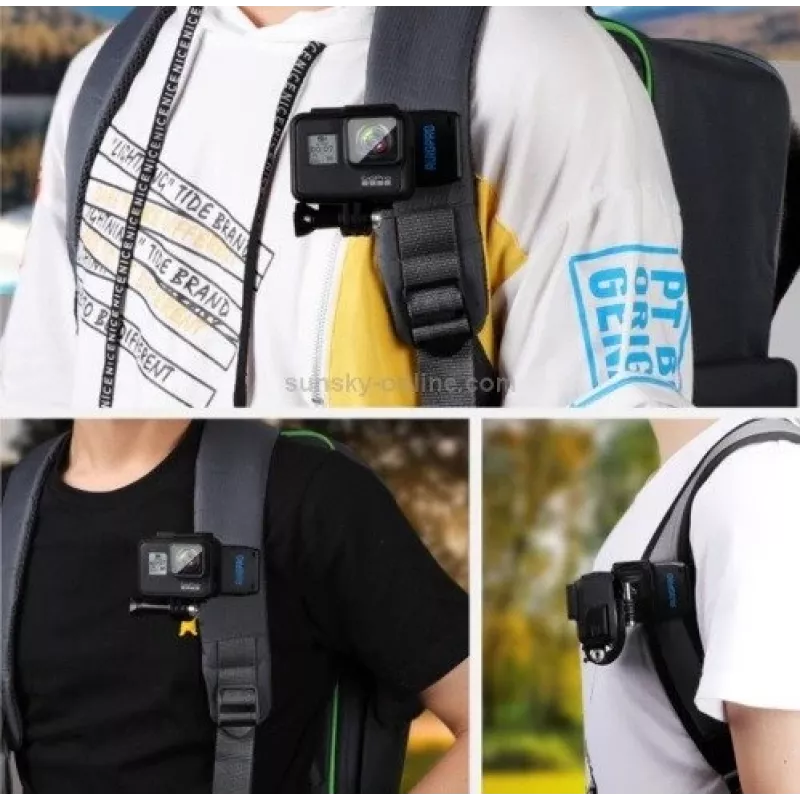 Dirželinis laikiklis RUIGPRO DCA6908, skirtas DJI Osmo Action – 360° sukimas, lengvas