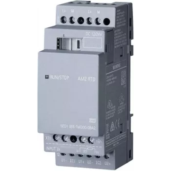 Siemens LOGO! AM2 RTD 0BA2 plėtinio modulis 6ED1055-1MD00-0BA2, 12 V/DC, 24 V/DC
