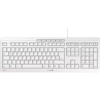 CHERRY STREAM klaviatūra Office USB QWERTZ vokiška balta