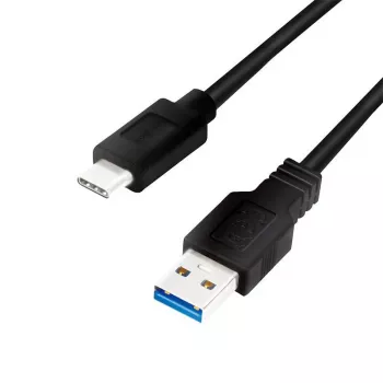 Logilink USB laidas - USB A (mot.) į USB-C (pat.) - USB 3.2 Gen 1 - 3 A - 1 m - Juoda (CU0168)