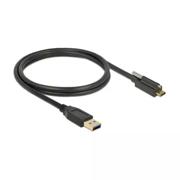 USB laidas DeLOCK 83717 USB 3.2 Gen 2 1m USB A USB C juodas