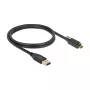 USB laidas DeLOCK 83717 USB 3.2 Gen 2 1m USB A USB C juodas