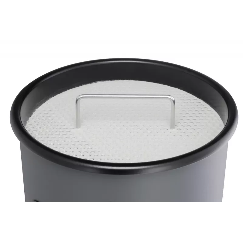Durable metalinė šiukšliadėžė su pelenine – apvali – 17 l