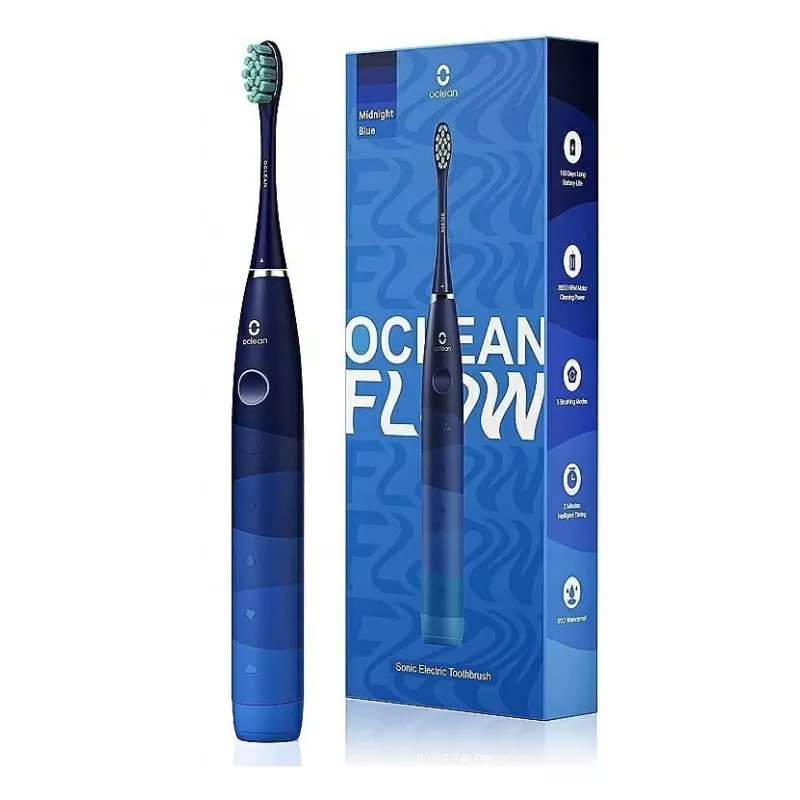 Garsinis dantų šepetėlis Oclean FLOW Suaugusiems Mėlynas