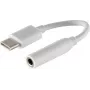 Garso adapterio laidas ShiverPeaks S/CONN 14-05020 0.1m 3.5mm USB Type-C baltas