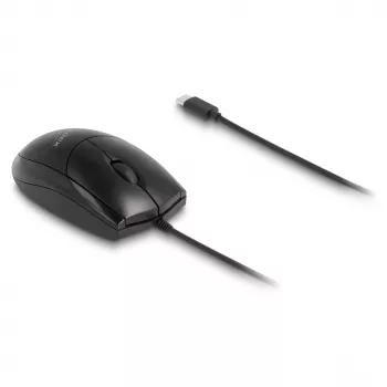 Pelė DeLOCK 12114 USB Type-C optinė ambidekstrinė