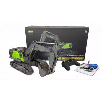 Nuotoliniu valdymu valdomas modelis ekskavatorius Amewi ACV730 V3 su elektriniu varikliu, mastelis 1:14 (22516)