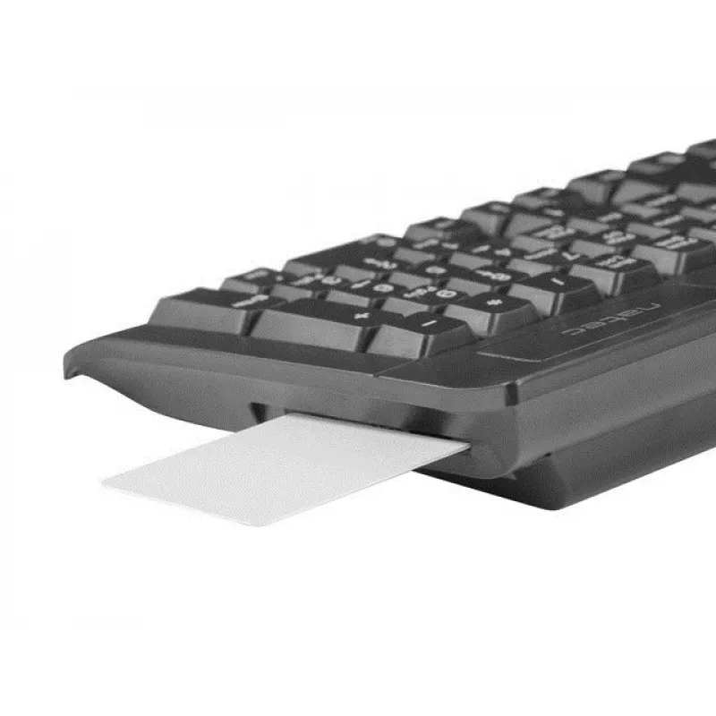 Pilno dydžio laidinė klaviatūra NATEC MORAY Home/Office USB QWERTY US International juoda, 104 klavišai, skaičių blokas