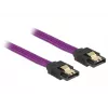SATA kabelis DeLOCK 83691 0,5 m SATA 7-pin Violetinis