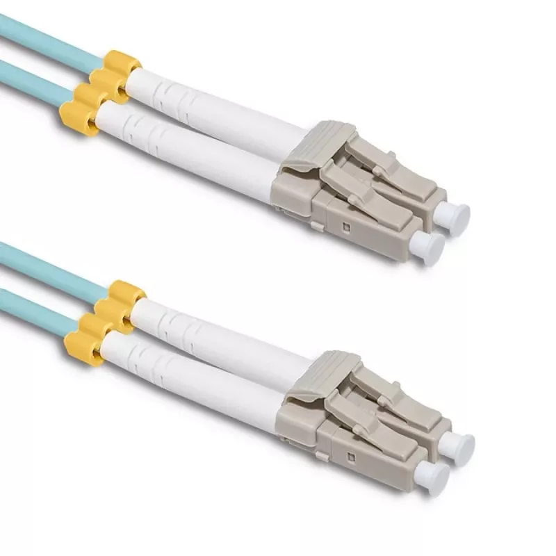 Qoltec šviesolaidinis jungiamasis laidas - LC/UPC Multimode (M) į LC/UPC Multimode (M) - 1 m - OM3 - 50/125 µm - dupleksas - halogeninis