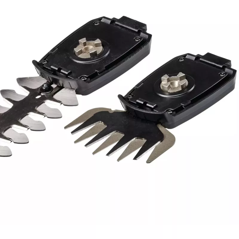 Belaidės žolės ir krūmų žirklės EINHELL GE-CG 18/100 Li 18 V Li‑Ion 2.5 Ah — pjovimo ašmenys 100 mm
