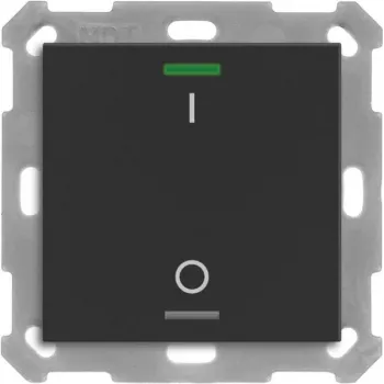 MDT BE-TAL550106.B1 KNX mygtukas Šviesa 55 1-jos RGBW Juodas matinis Valdymas 1