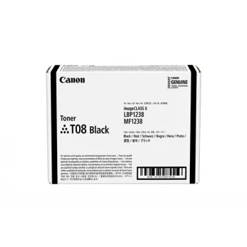 Kasetė su toneriu Canon T08 3010C006 1500 puslapių Juoda