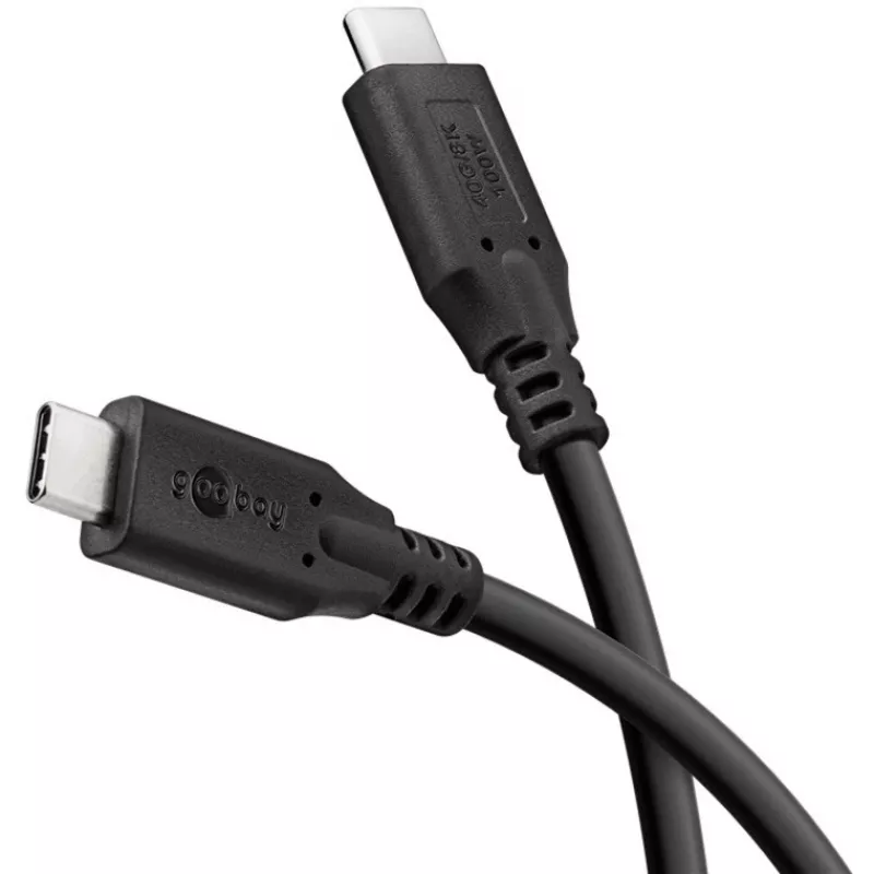 Goobay 74192 USB4 laidas, 1,5 m, juodas