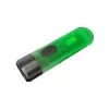 Rakto pakabuko žibintuvėlis Nitecore TIKI GITD pilkas – USB įkraunamas, 1 lm, 55 mm, 12 g, IP66