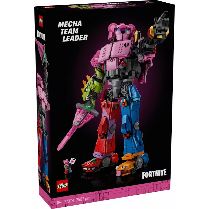 LEGO statybinis rinkinys Team Leader Mechs 77078 — Fortnite, 2503 dalys, 1 minifigūrėlė, 450 mm mecho aukštis