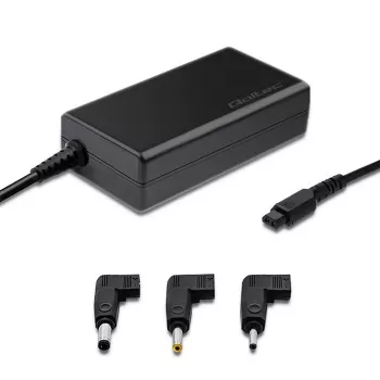 Qoltec 52415 Maitinimo adapteris, skirtas Samsung Sony, 65W, 3 kištukai, su maitinimo laidu