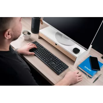 Savio KB-02 klaviatūra Namai/Biuras USB QWERTY Juoda