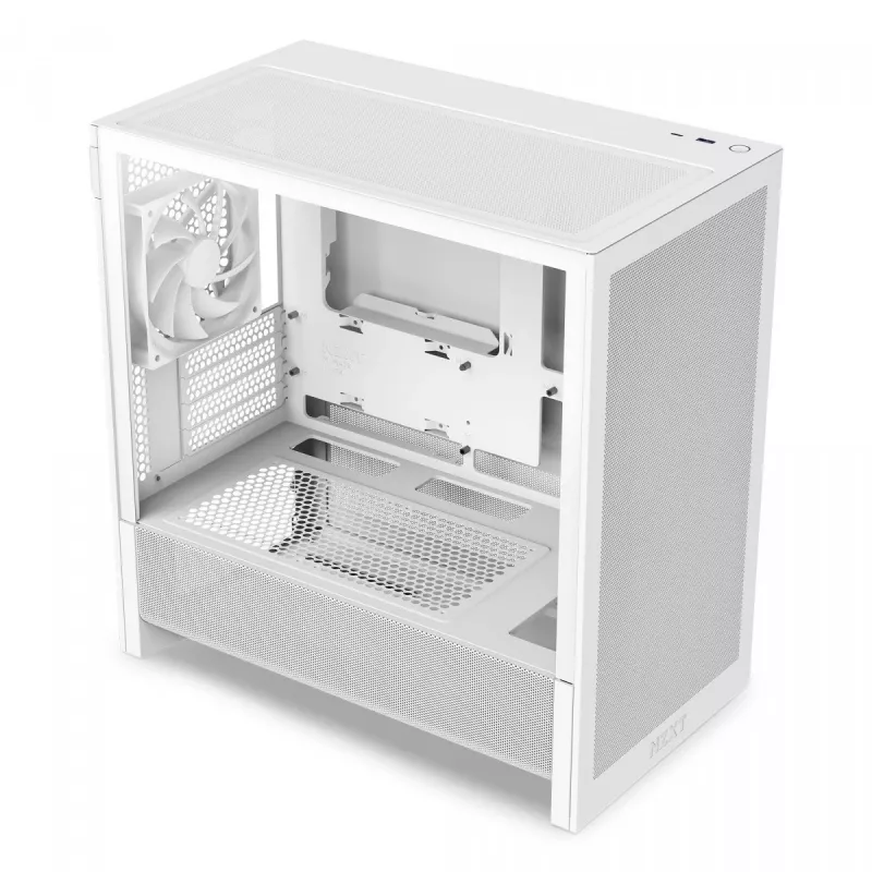 PC korpusas NZXT H9 H3 Flow Midi Tower Baltas