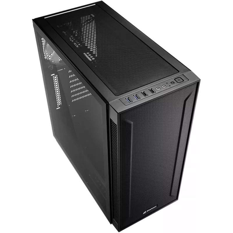 Korpusas Sharkoon TG6M RGB Tower Black