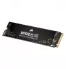 CORSAIR MP600 ELITE - SSD - šifruotas - 2TB - vidinis - M.2 2280 - PCIe 4.0 x4 (NVMe) - 256 bitų AES (CSSD-F2000GBMP600ENH)