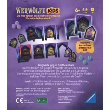 Ravensburger Werewolves - Night of the Young Wolves Kortų Žaidimas