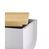 Dėžutė duonai Alessi BG03WG pilka 340 mm plotis 210 mm gylis 140 mm aukštis