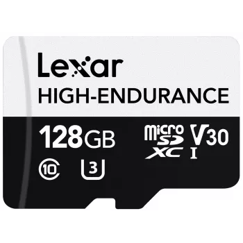 microSD High Endurance kortelė 128GB C10 A1 U1 V30 100/45MB/s