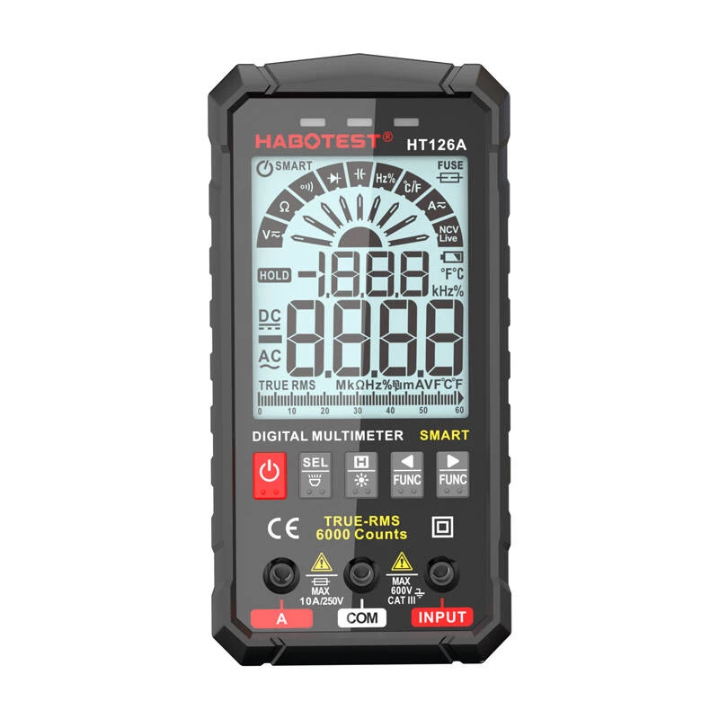 Habotest HT126A Skaitmeninis universalus multimetras
