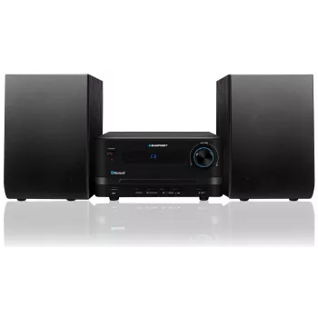 Mikro garso sistema BLAUPUNKT MS14BT – CD/MP3 grotuvas, Bluetooth, USB, FM RDS, 15W RMS, juoda