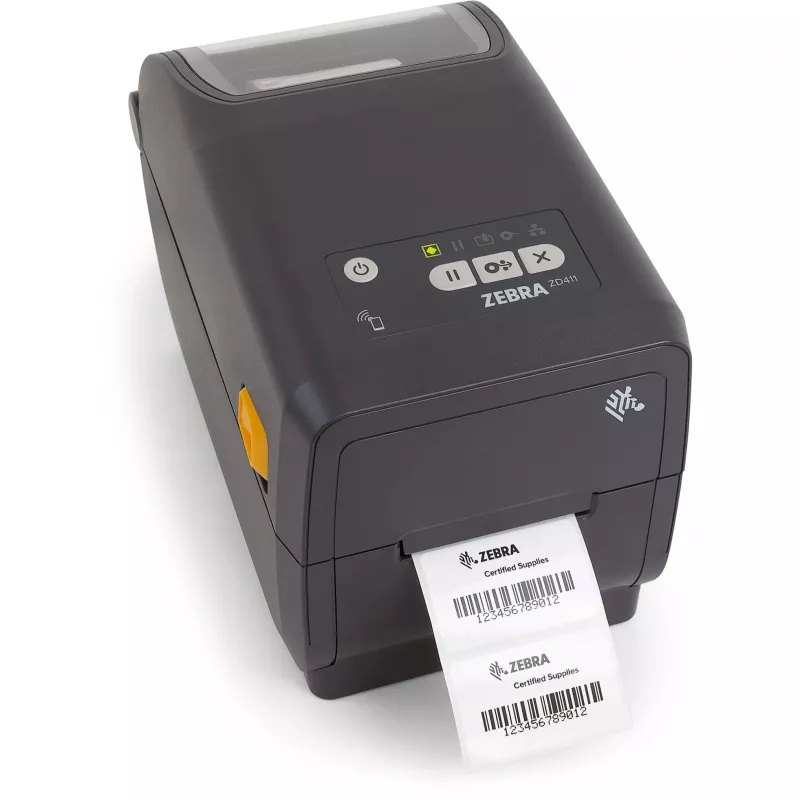 Zebra ZD411 etikečių spausdintuvas, terminis perdavimas, 203 x 203 DPI, 152 mm/s, laidinis ir belaidis Bluetooth