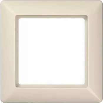 Rėmelis jungikliui JUNG AS 581 ivory, duroplast, 1-vietis, 80,5 × 80,5 mm