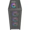 Korpusas Silentware Air 2000 A-RGB Black, mid-tower, grūdinto stiklo šoninis dangtelis