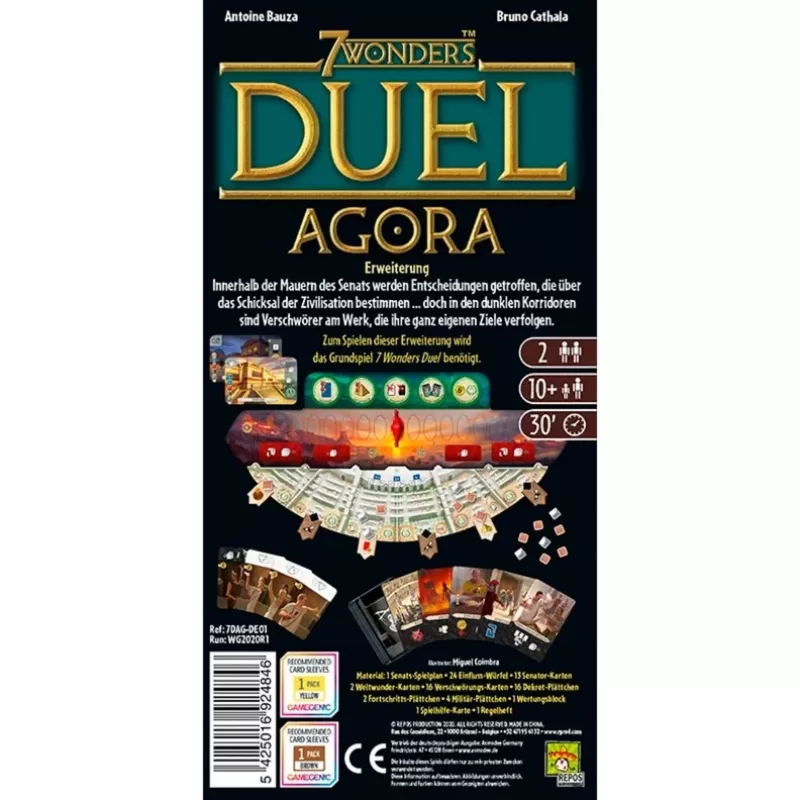 7 Wonders Duel – Agora, Stalo Žaidimo Plėtinys