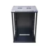 Sieninis stovas Extralink 18U 600x600 juodas su spynos raktu
