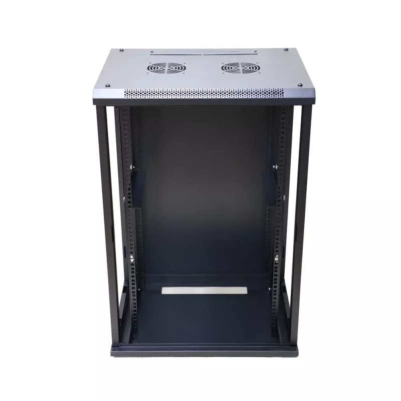 Sieninis stovas Extralink 18U 600x600 juodas su spynos raktu