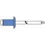 Aklakniedė GESIPA 6310931 Plienas/Plienas 5×12 mm Plokščia galvutė, diapazonas 6,0–8,5 mm